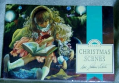 Christmas scenes postcard - scenes,