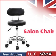 Adjustable 360° Swivel Stool Round Bar Stool Salon Chair Beauty Workshop Office