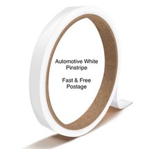 Automotive White Pin Stripe Vinyl Tape Roll 5mm x 10m Motorcycle Car Pinstripe