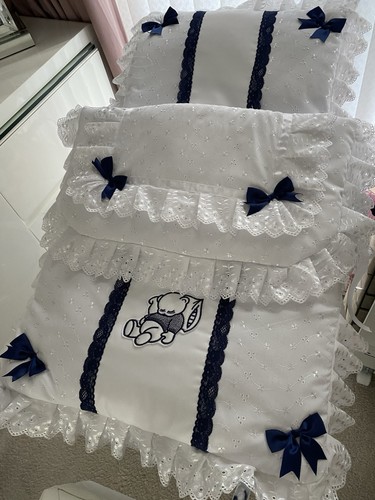 Babies large white and navy - babies,