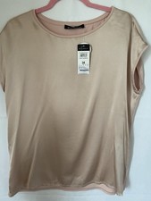 Betty Barclay Stunning Blush Pink Ladies Pull On Top BNWT Silk 94% Sz 12