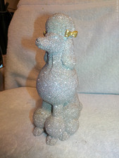 Silver Glitter French Poodle