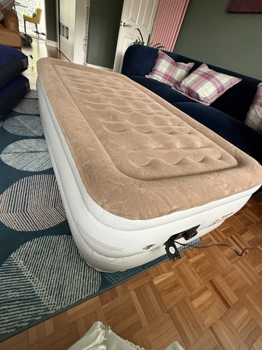 Single air bed - single, inflatable