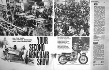 Antique Old Print Motor Cycle