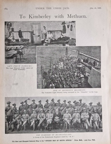 1899 print boer war - boer,