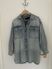 ASOS Denim Shacket Jacket Size