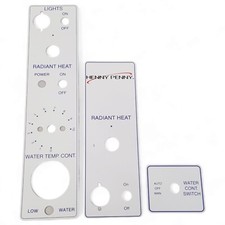 HENNY PENNY HCW 5 CHICKEN WARMER DISPLAY STICKER LABEL 3 PIECE SET