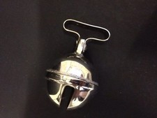 DRIVING BELL, SLEIGH HARNESS BELL, WHITE METAL, GREAT JINGLE!!   *FREE POSTAGE*