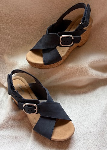 Clarks giselle dove wedge - clarks,