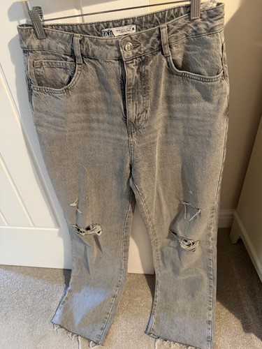 Zara women grey jeans - grey,