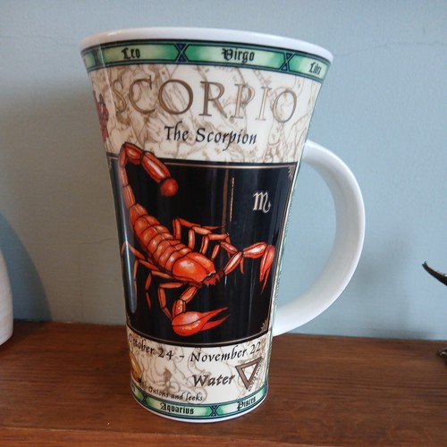 Dunoon scorpio tall mug - scorpio,