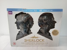 SHERLOCK THE COMPLETE SEASONS 1-3 LTD EDITION GIFT SET INCLUDING BUSTS BLU-RAY