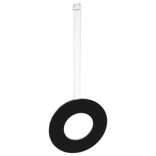 Black acrylic pendulum - pendulum, clock
