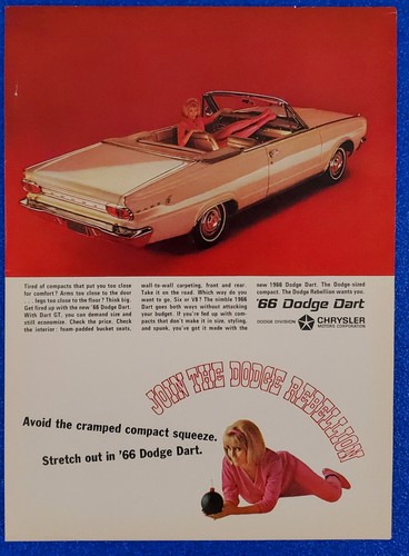 1966 dodge chrysler dart - dart, gt