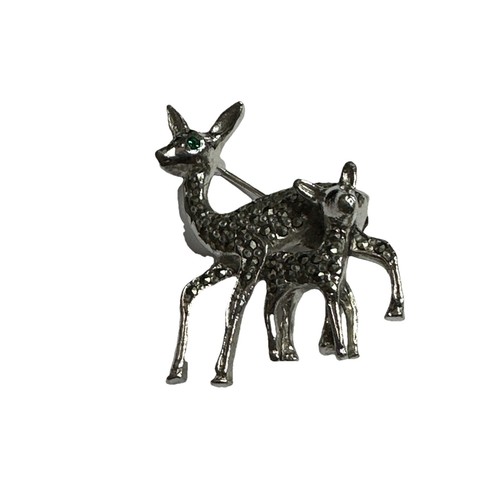 Vintage twin fawn marcasite - fawn,