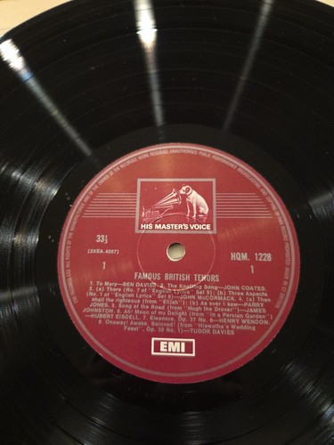 Famous british tenors - british, hmv
