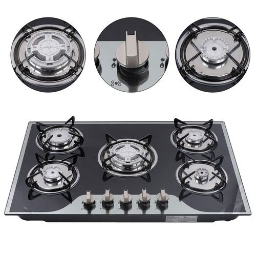 Built burner cooktop - built,