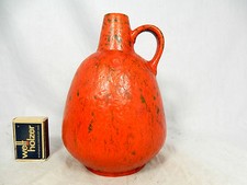 Well shaped 70's design Ruscha pottery pottery vase " volcano " glaze 320 / 2