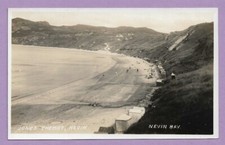 [0733] Caernarvonshire R/P Postcard Nevin Bay "Tents Etc" (Nefyn)