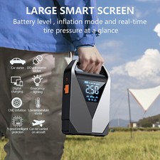 8000A Car Jump Starter Air Compressor Pack Booster USB LED Power Bank Battery UK