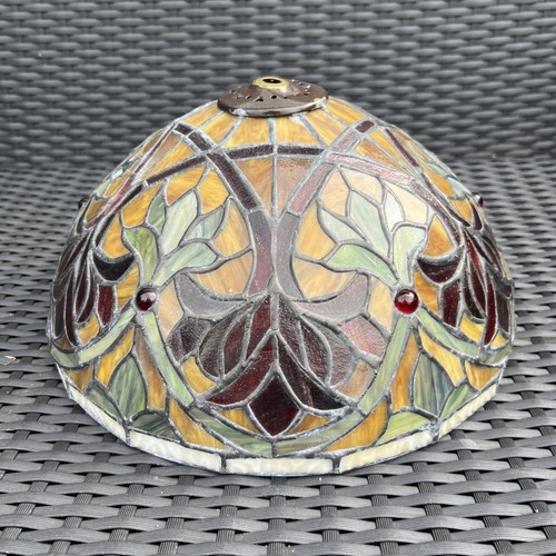 Art nouveau stained leaded - &,