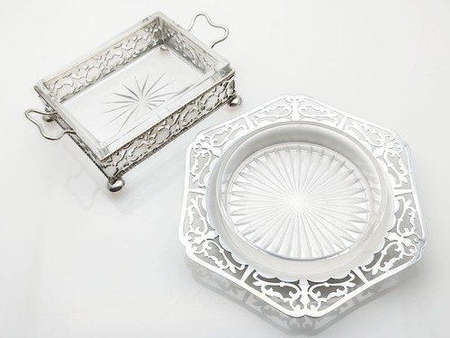 Silver plated glass - 2x,