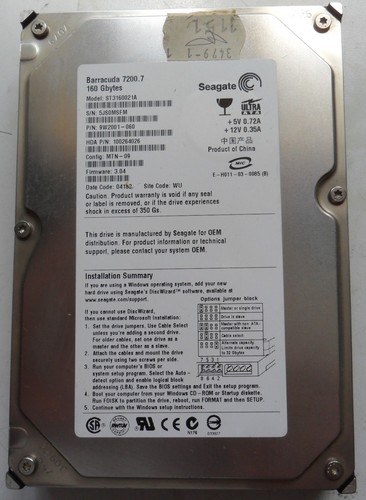Seagate hdd hard - 3.5,