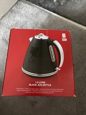 Official Liverpool FC Electric Kettle 1.5L Retro Jug Football Club Swan Black