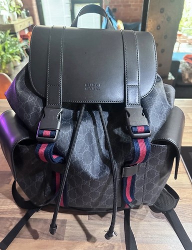 Gucci backpack black - gucci,
