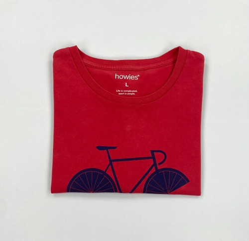 Men coral red howies shirt - men's,