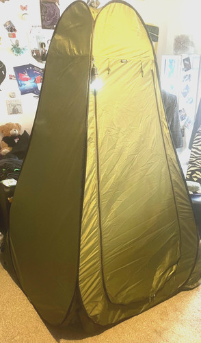 Green tent for - for, person,