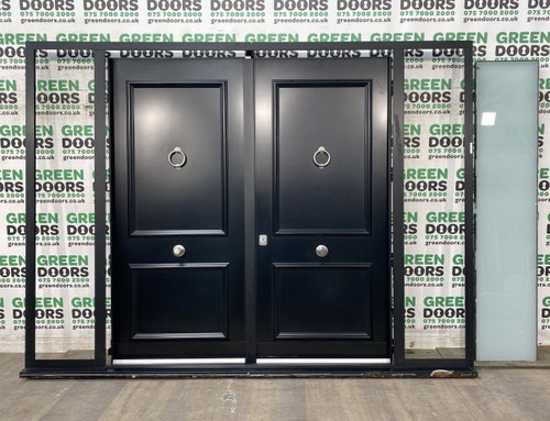 Double french front doors - french,