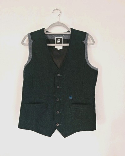 Men star raw waistcoat - men's,