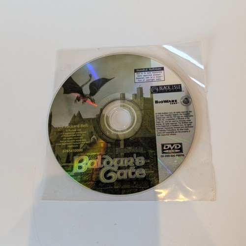 Baldur gate dvd - baldur's, dvd-rom