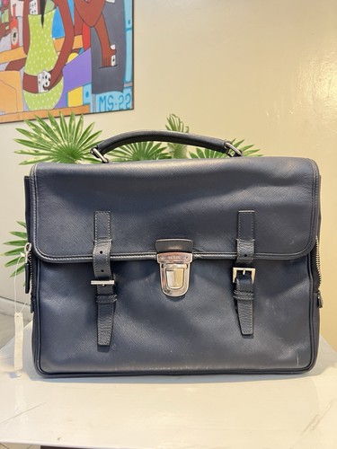 Prada saffiano briefcase - prada,