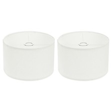 2 Set 12x8" Drum Lamp Shades