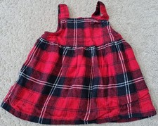 Lullaby Peacocks Tartan Dress Age 0-3 months