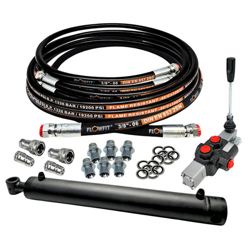 Log splitter kit with - kit,