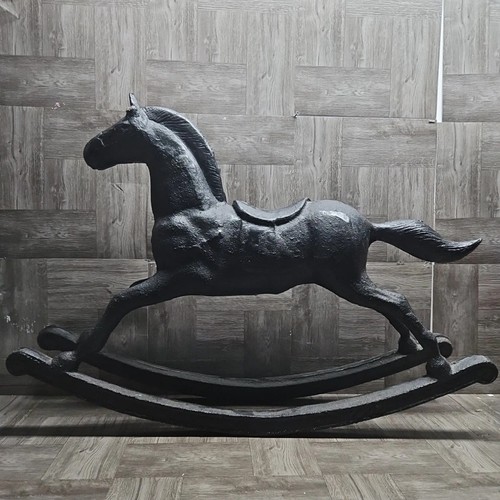 Cast iron childrens rocking - cast,