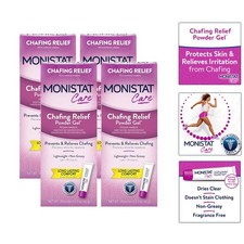 4-Pack Chafing Relief Gel - Fragrance-Free Anti-Chafe Protection, 1.5 oz