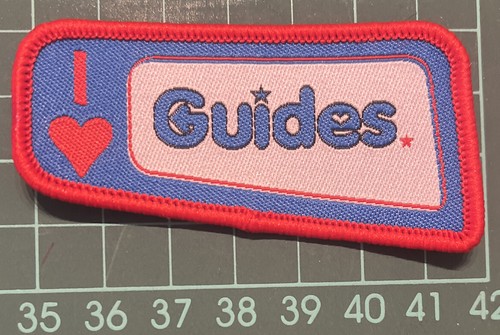 Love guides badge patch - love,