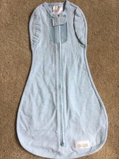 Woombie Air Convertible Sleep Sack Arms In/Out 0-3m 5-13lbs Heather Blue NWOT