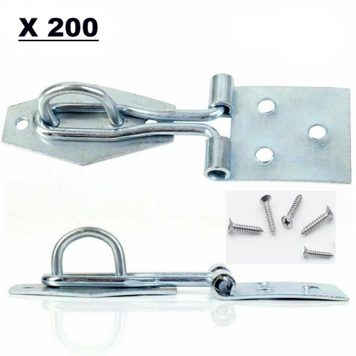 Wire hasp staple zinc plate - zinc,