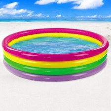 Kids paddling pool rainbow - kids,