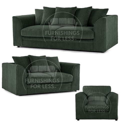 Luxor green corner sofa - green,