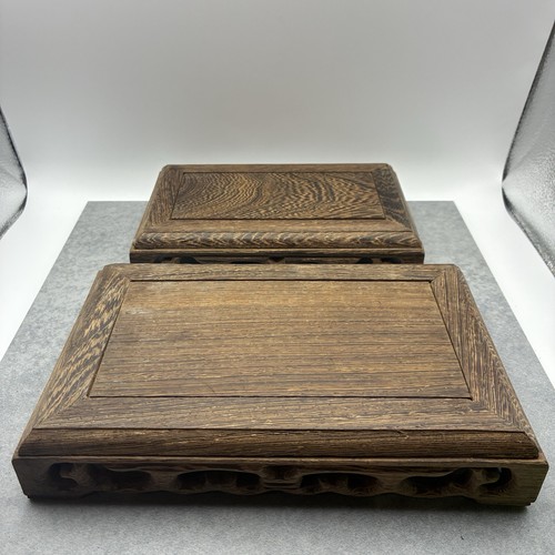 Asian wooden display stand - display,