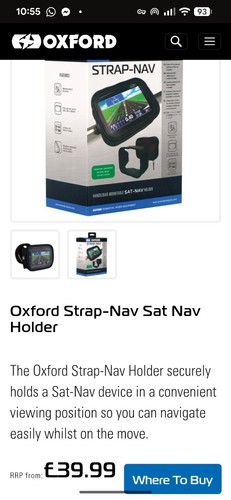 Oxford strap nav motorcycle - oxford,