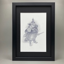 NANNY OGG FRAMED ART GYTHA OGG LANCRE COVEN PAUL KIDBY TERRY PRATCHETT DISCWORLD