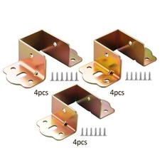 4x Bed Rail Brackets with