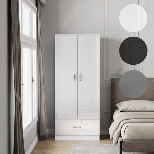 Wooden door wardrobe with - door,
